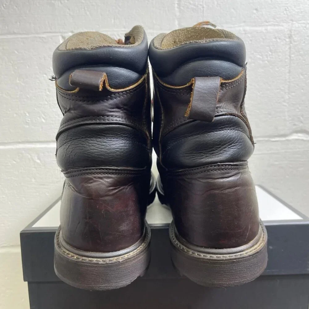 Red Wing 2264 Brown Leather Work‎ Steel Toe Boots Waterproof Lace Up Men's 13 EE